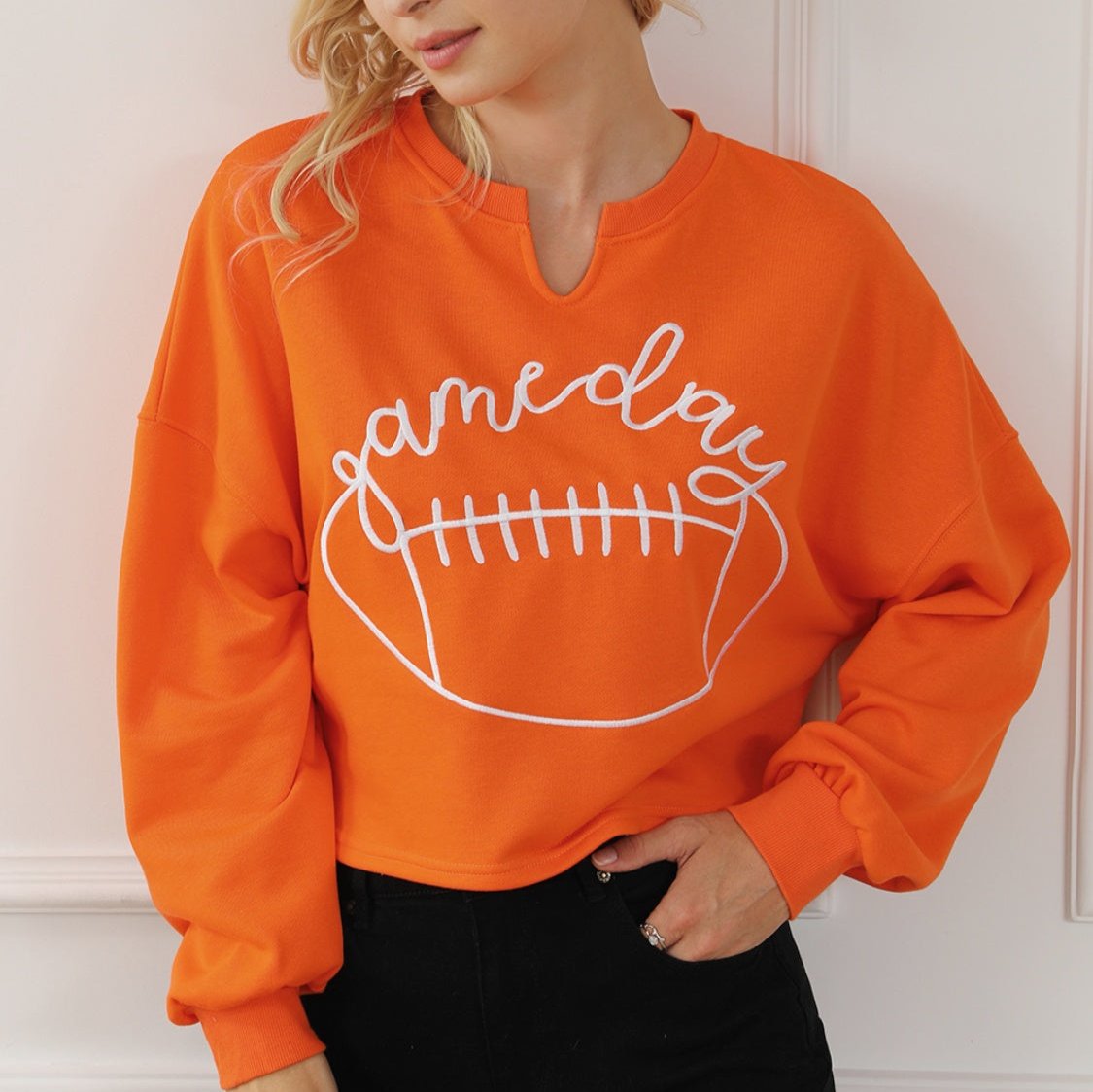 Game Day Football Graphic Pullover