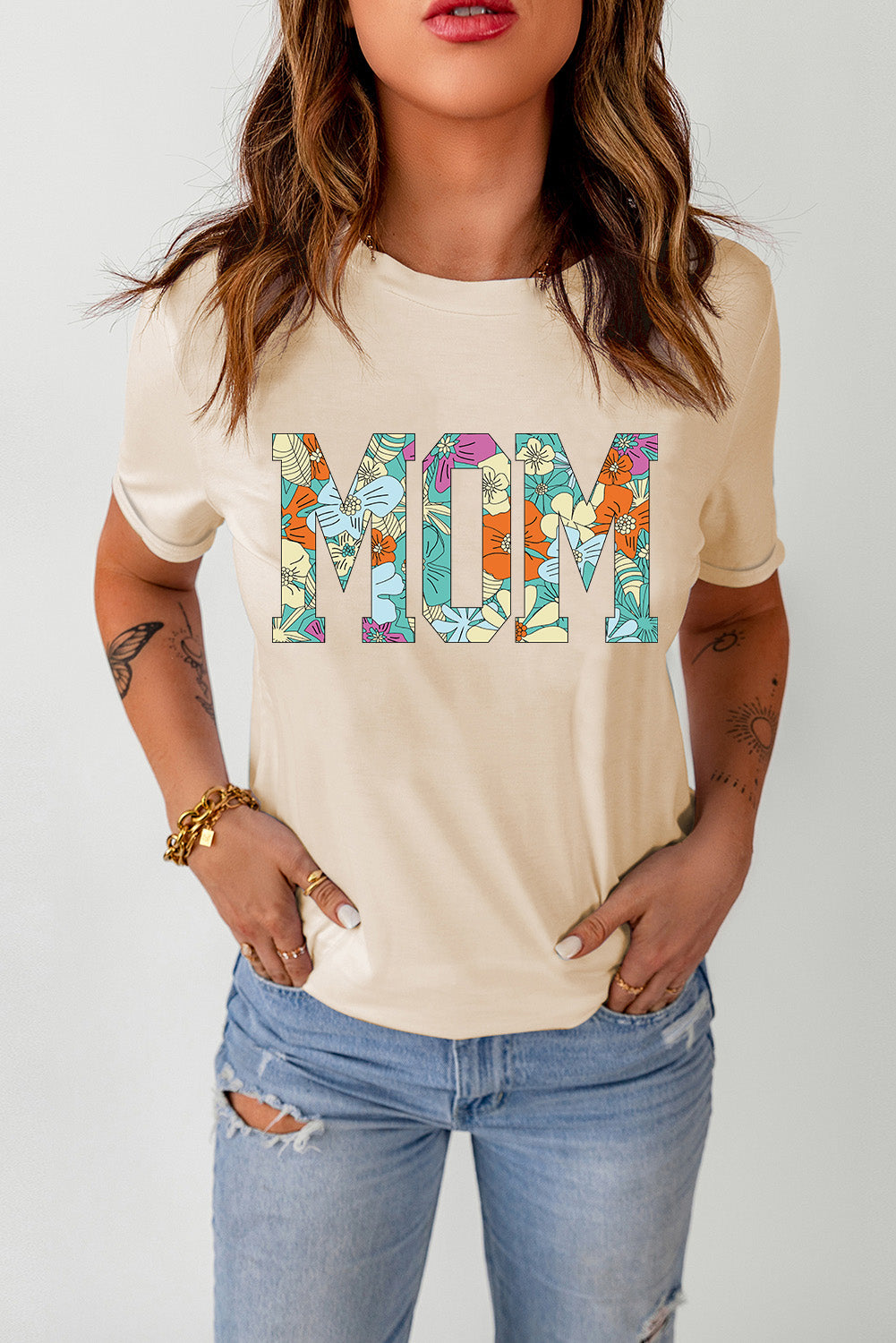 Floral Mom Graphic Tee