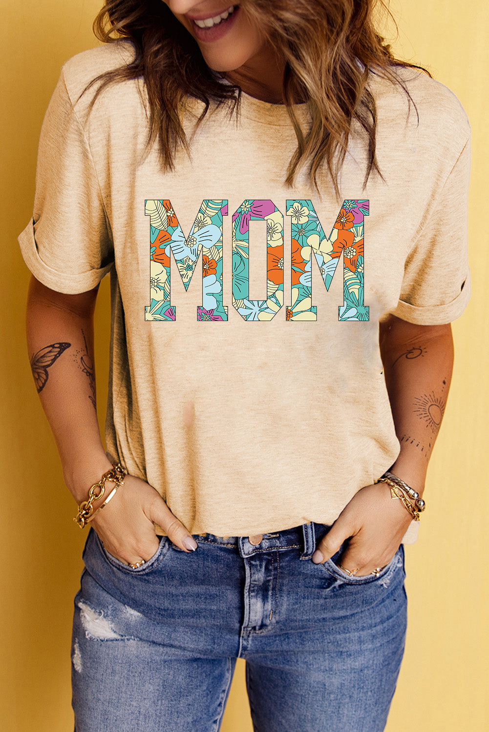 Floral Mom Graphic Tee