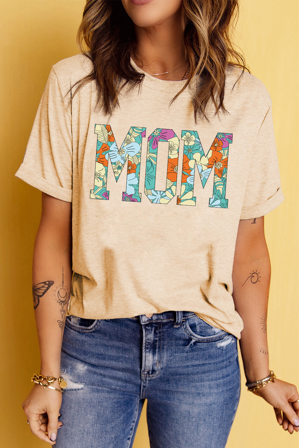 Floral Mom Graphic Tee