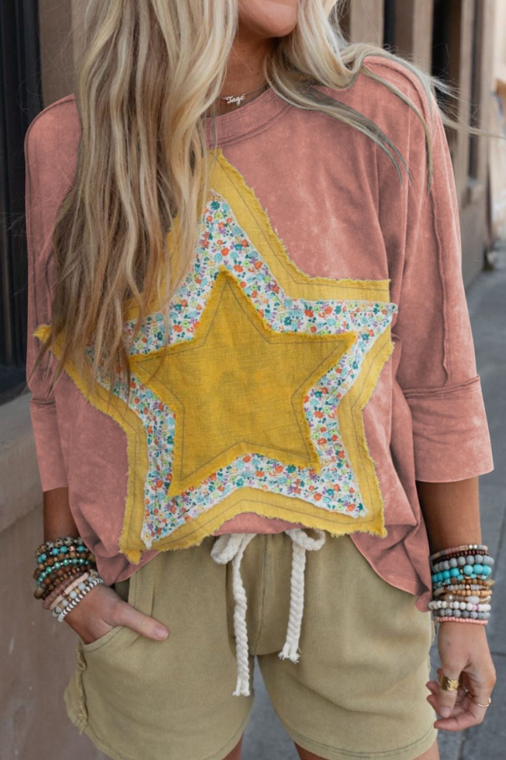 Star Light Patchwork Top