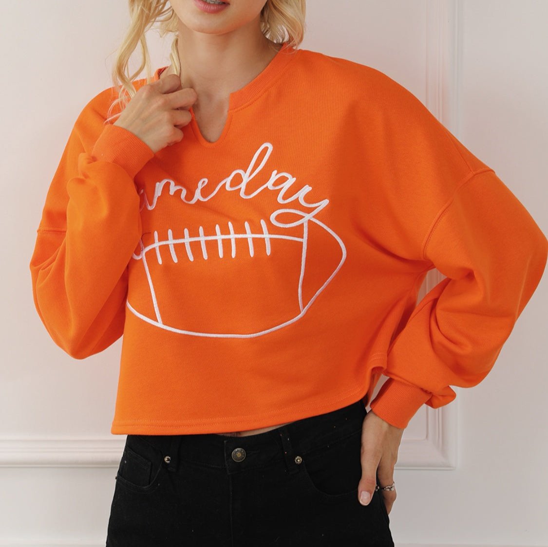 Game Day Football Graphic Pullover