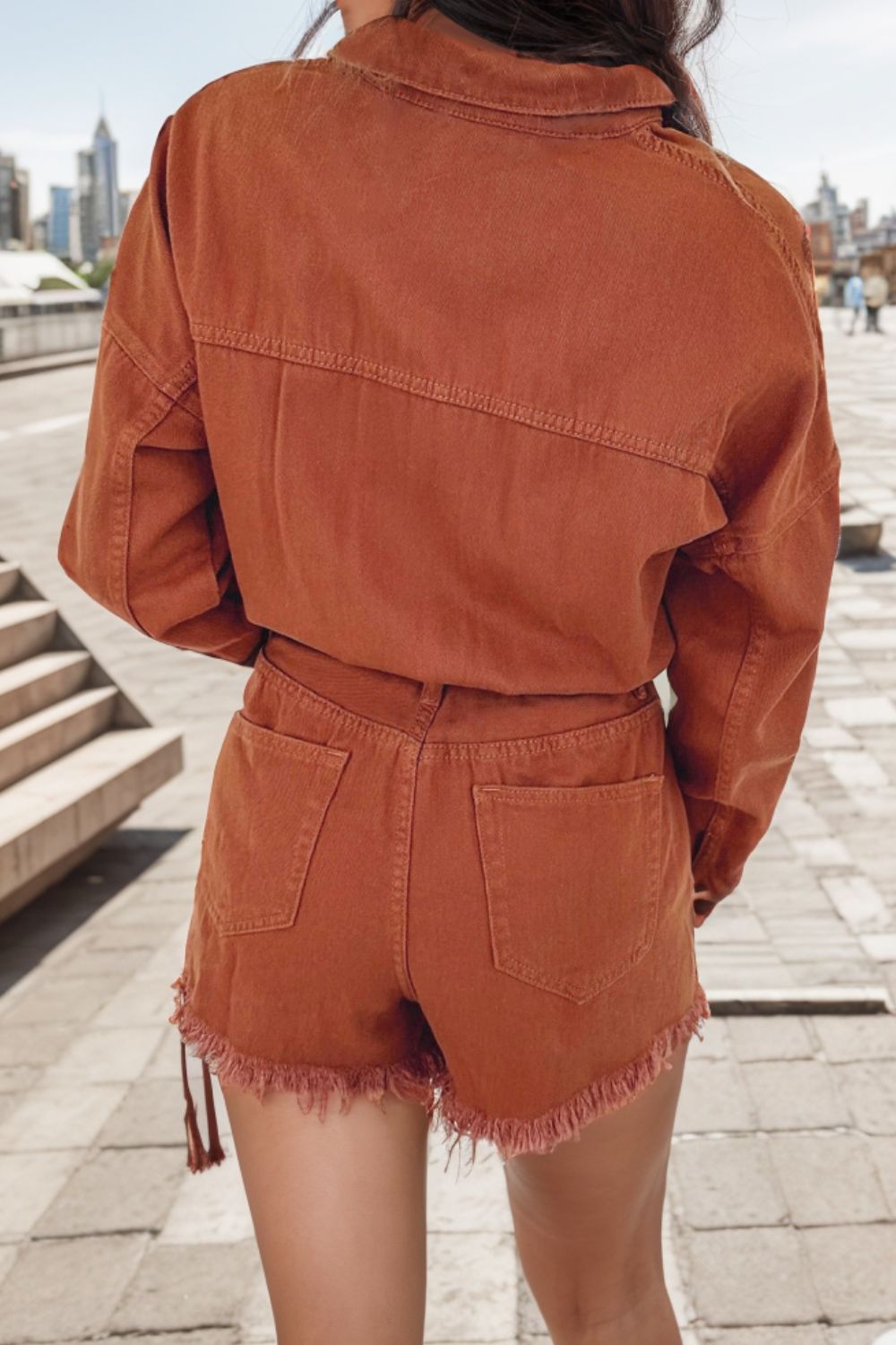 The Cheyenne Rust Romper