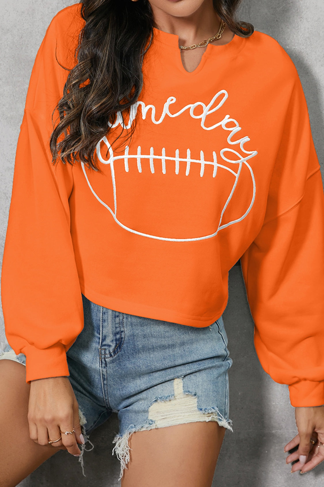 Game Day Football Graphic Pullover