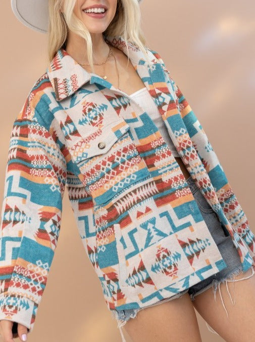 Aztec Western Shacket