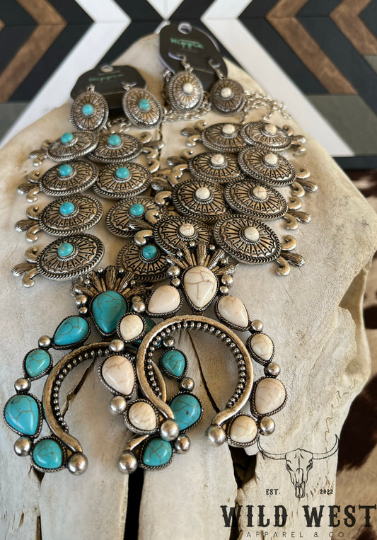 Oval Concho Necklace